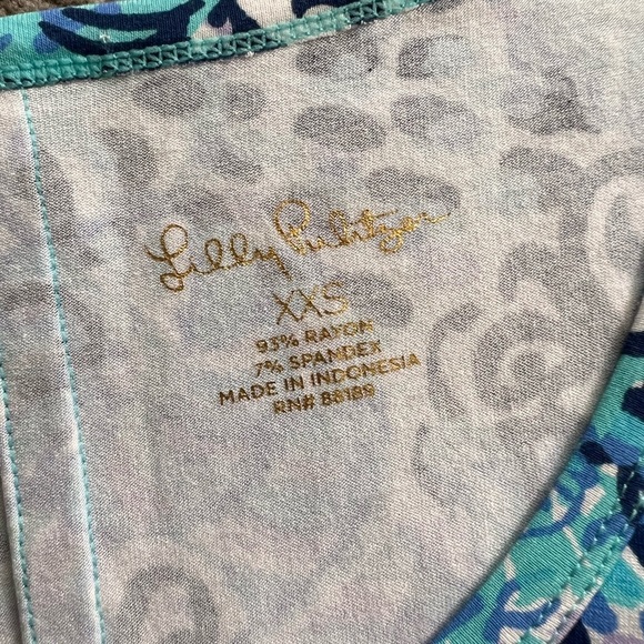 Lilly Pulitzer Malin Midi Dress Seahorse Print T Shirt Dress - Picture 7 of 7